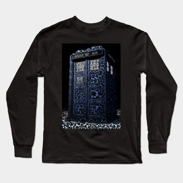 Dr Who - Tardis Long Sleeve T-Shirt by EvoComicsInc